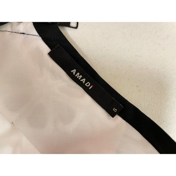 Amadi White Floral Eyelet Shift Dress Small - Picture 5 of 5